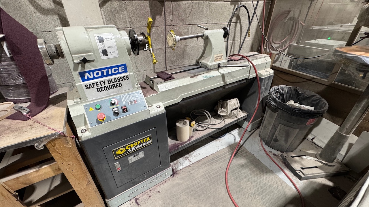 Craftex CX800 Wood Lathe 43" x 20" - $1,250