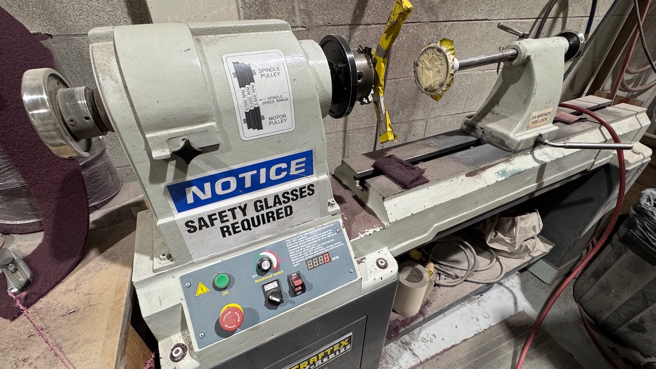 Craftex CX800 Wood Lathe 43" x 20" - $1,250