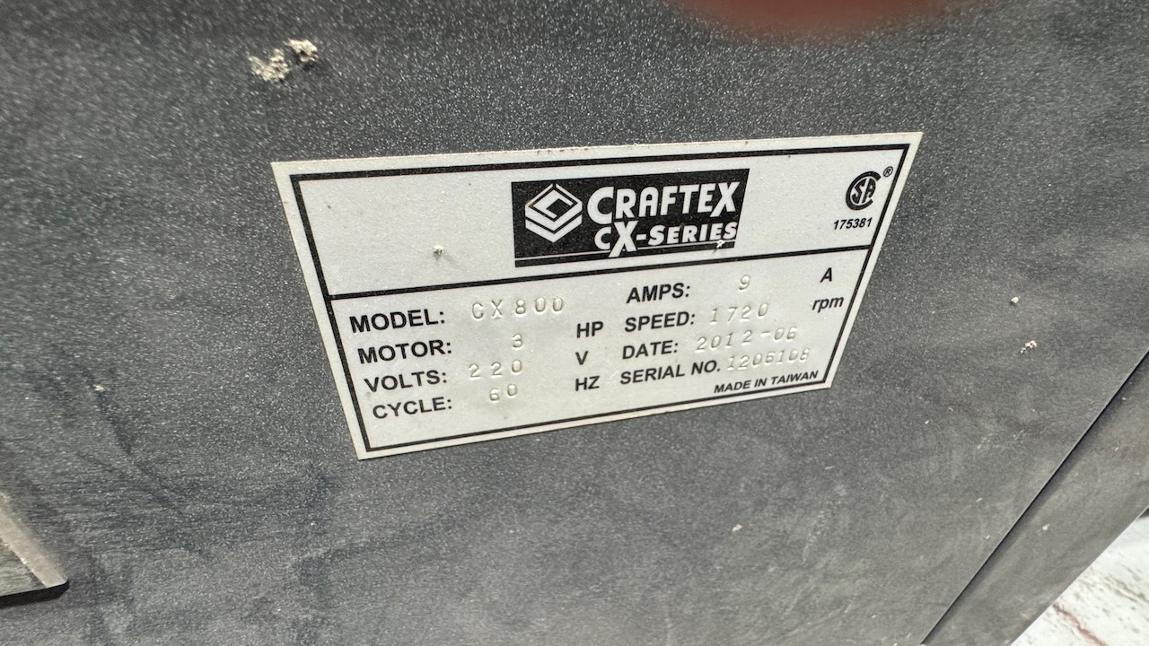 Craftex CX800 Wood Lathe 43" x 20" - $1,250