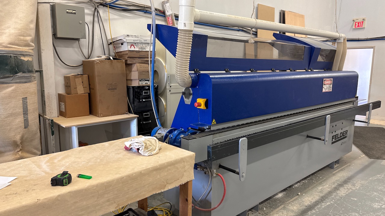 Felder G680 Used Edgebander with pre-milling and corner rounding