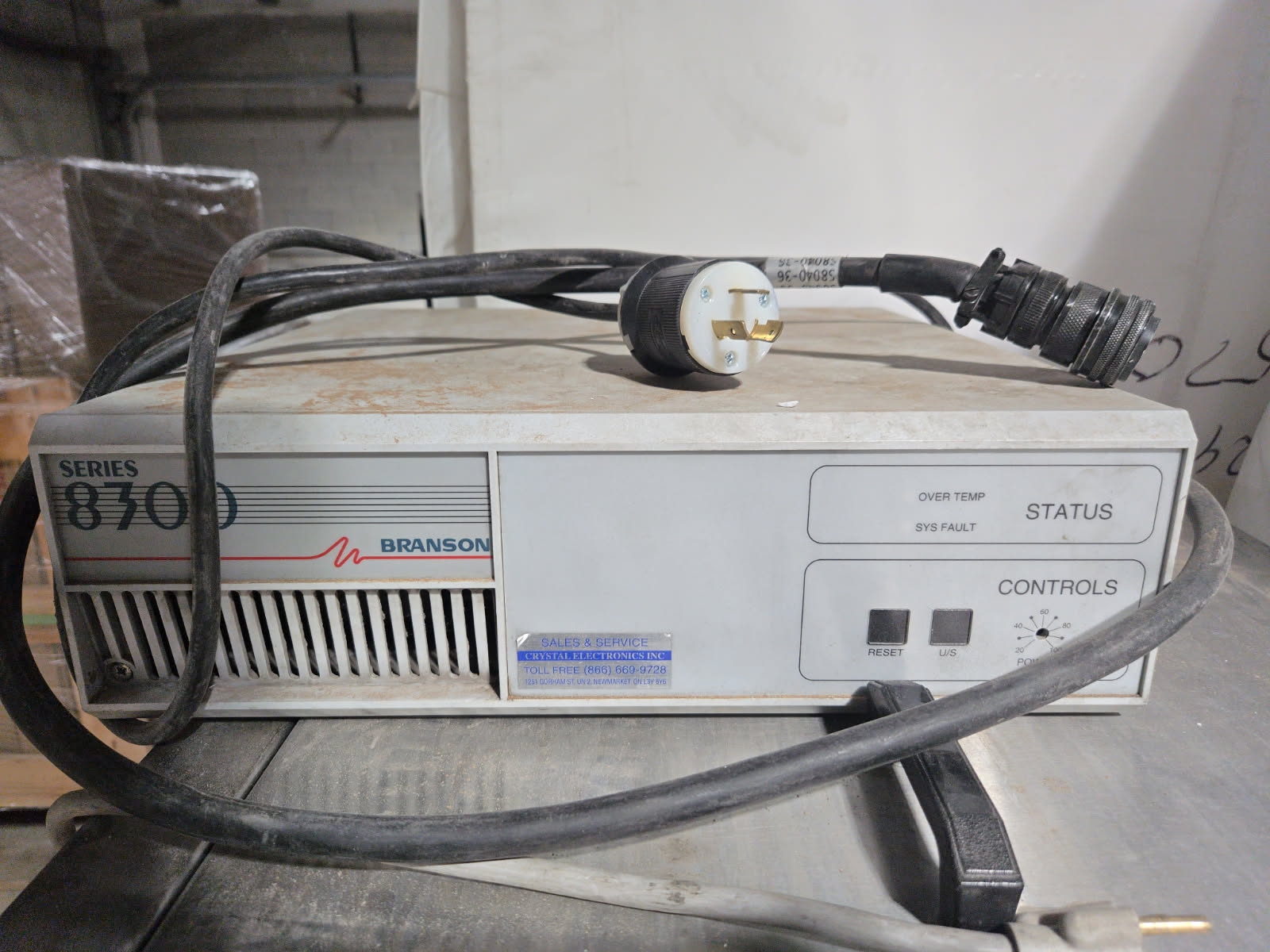 Ultrasonic Cleaning Machine - Branson 8000 $3,500